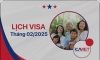 Lịch visa tháng 2/2025 mới nhất – Giữ nguyên các diện F