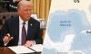 Ông Trump ký tuyên bố ngày 9-2 là 'ngày vịnh Mỹ' khi đang bay qua vịnh Mexico