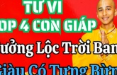 4 con giáp ăn Lộc Thánh Cô trúng độc đắc: Tiền – Tài- Danh đều lên đỉnh