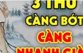 Người xưa căn dặn: ‘Nhà không tích trữ 3 thứ, càng giữ thì càng nghèo’