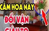 Hoa cắm bàn thờ đặt mấy bông: 5 hay 7 thì có lộc? Đây là con số chính xác