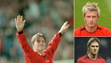 David Beckham's iconic haircuts - including one Sir Alex Ferguson hated at Man Utd