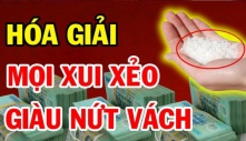 Chỉ nhờ một nắm muối: Xui xẻo đến đâu cũng được hóa giải ngay tức khắc