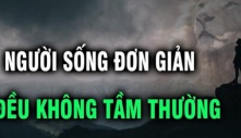 Người sống không đơn giản thường ít bạn bè, thậm chí họ chỉ có một mình, vì sao?