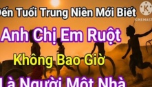 Đau mà thật: Đến tuổi trung niên mới biết anh em chị ruột không bao giờ là người một nhà