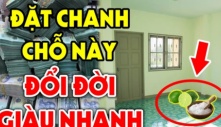 Đúng 0h đặt đĩa chanh muối đúng vị trí này: Xua đuổi năng lượng xấu, rước may mắn vào nhà