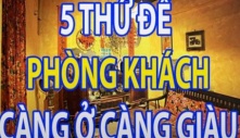 5 thứ nên đặt trong phòng khách, gia chủ đang đen đủi tới đâu cũng cải vận sang giàu