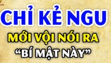 Tiền hết có thể kiếm lại, nhưng để lộ cho người ngoài biết 3 bí mật này sẽ khiến gia đình ngày