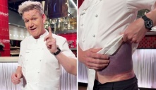 Chef Gordon Ramsay shows bike helmet after serious accident: 'I'm lucky to be here'