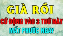 Ở đời có 3 thứ hễ động vào là mất phúc, về già cô độc con cháu rời xa