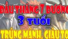 Thần Tài mở sổ Vàng gọi tên: 3 tuổi Trúng số đổi đời tiền vào như nước, công danh tăng phi mã