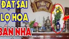 Đặt lọ hoa lên bàn thờ nhất trái, nhì phải: Tưởng đơn giản nhưng nhiều nhà làm sai, mất hết phúc lộc