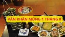 Mùng 1 tháng 8 âm lịch nhớ đọc bài văn khấn thần linh, văn khấn tổ tiên này để gặp nhiều may mắn