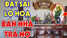 Hoa cắm bàn thờ đặt mấy bông: 5 hay 7 thì có lộc? Đây là con số chính xác