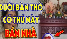 Cứ tiện tay đặt 3 thứ này dưới chân bàn thờ: Không đau ốm cũng hao tài, khánh kiệt, đó là thứ gì?