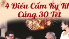 4 điều cấm kỵ khi cúng 30 tết