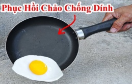 Chảo mất hết lớp chống dính đừng vứt đi: Lấy 1 thứ xát lên, chảo phục hồi như mới, không lo bị dính chảo