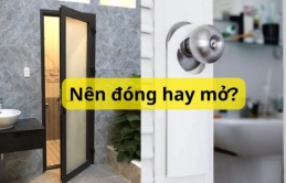 Nên đóng hay mở cửa nhà vệ sinh, nhà tắm sau khi sử dụng: Tưởng đơn giản mà nhiều người làm sai