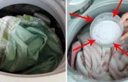 Giặt ga trải giường bằng xà phòng là chưa đủ, thêm thứ này ngâm 5 phút là sạch bụi bẩn lẫn vi khuẩn