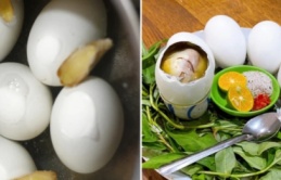 Luộc trứng vịt lộn đừng dùng nước lã, thêm thứ này trứng thơm ngon, không tanh