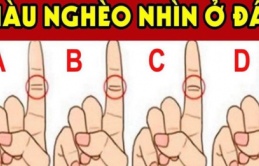 Chỉ 1 giây nhìn ngón trỏ: Biết tương lai thành công, giàu có hay nghèo khó muôn đời