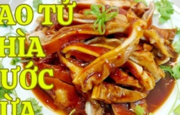 Bộ phận duy nhất của con lợn tốt bằng 10 vị thuốc, đem khìa nước dừa thành món ăn ngon bổ