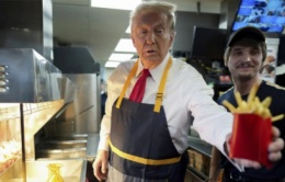 McDonald's phủ nhận mời Trump đến rán khoai tây