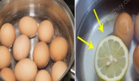 Vì sao luộc trứng nên cho thêm vài lát chanh: Hiệu quả bất ngờ, ai không biết thật phí