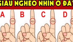 Chỉ 1 giây nhìn ngón trỏ: Biết tương lai thành công, giàu có hay nghèo khó muôn đời